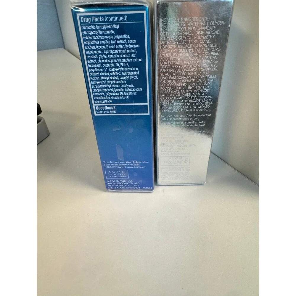 2 Avon Anew Clinical Skincare Set Skinvincible & Pro+ Line Eraser Treatment New